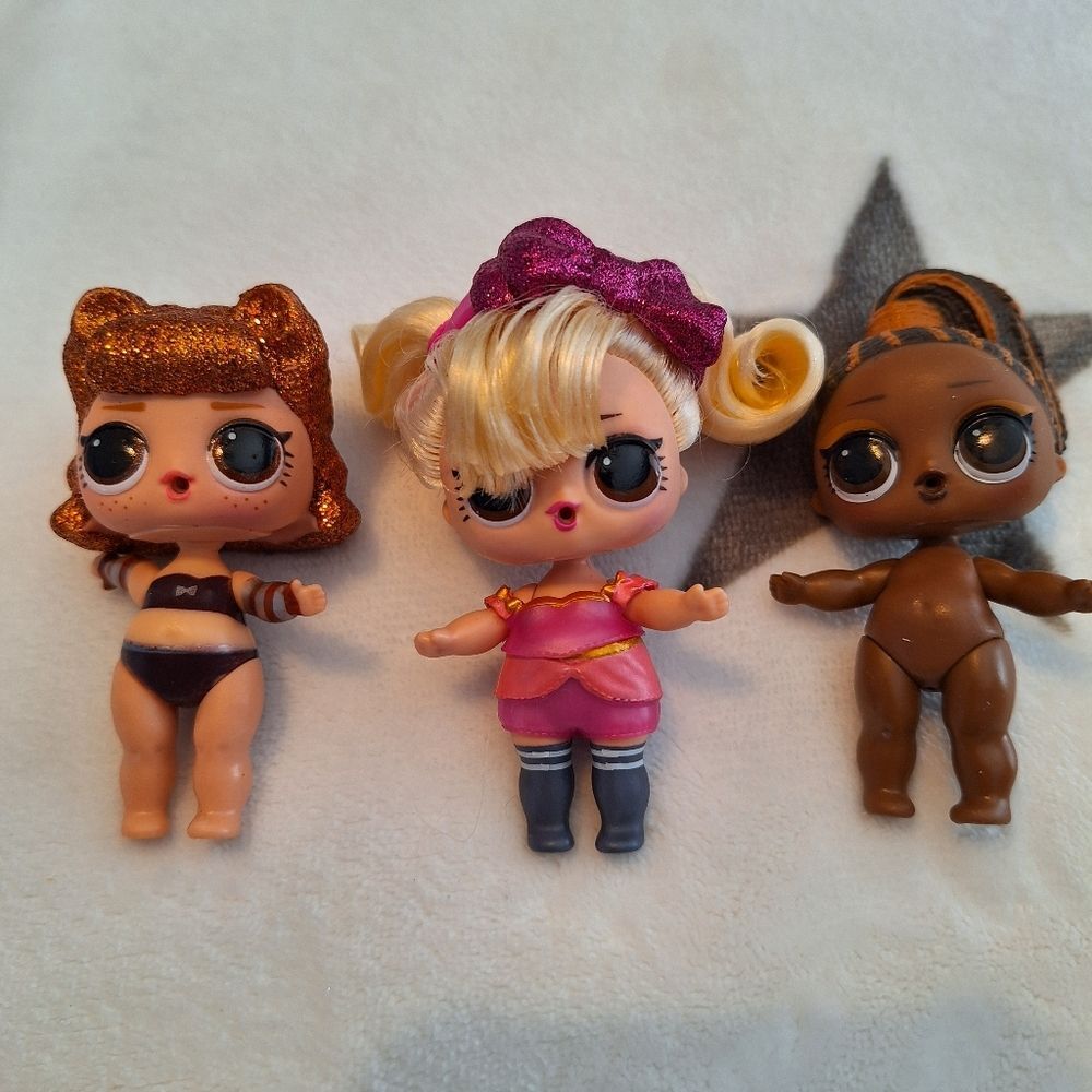 LOL Surprise‎ Mini–Dolls Babies Mixed Lot of 3